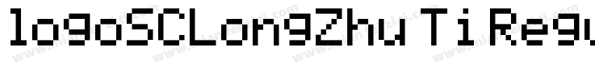 logoSCLongZhu Ti Regular字体字体转换